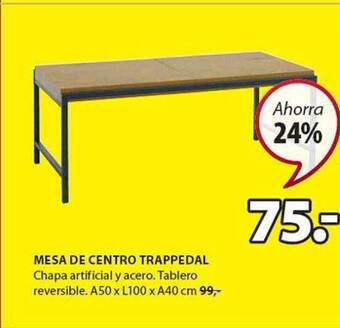 JYSK Mesa de centro trappedal oferta