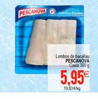 Plenus Supermercados Lombos de bacallau pescanova oferta