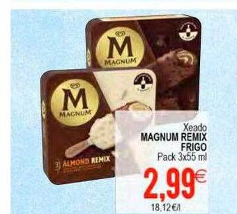 Plenus Supermercados Xeado magnum remix frigo oferta