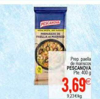 Plenus Supermercados Prep paella de mariscos pescanova oferta