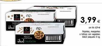 Cash Ifa Pajaritas margaritas o hélices con vegetales gallo oferta