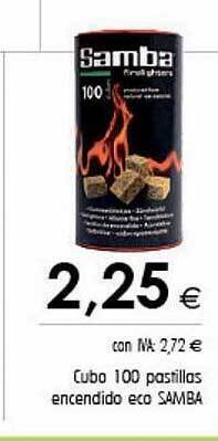 Cash Ifa Cubo 100 pastillas encendido eco samba oferta