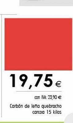 Cash Ifa Carbón de leña quebracho carcoa oferta