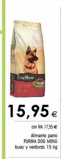 Cash Ifa Alimento perro purina dog menu buey y verduras oferta