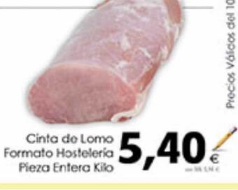 Cash Ifa Cinta de lomo formato hosteleria pieza entera oferta