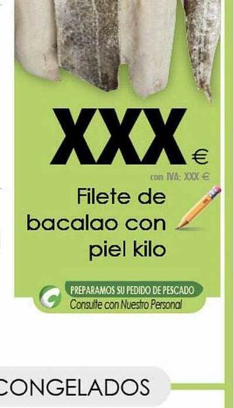 Cash Ifa Filete de bacalao con piel oferta