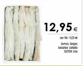 Cash Ifa Lomos largos bacalao salada outon oferta