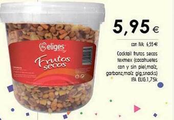 Cash Ifa Cocktail frutos secos texmex oferta