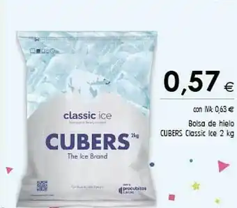 Cash Ifa Bolsa de hielo cubers classic oferta