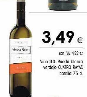 Cash Ifa Vino d.o. rueda blanco verdejo cuatro rayas oferta