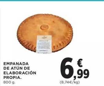 Hipercor Empanada de atún de elaboración propia oferta