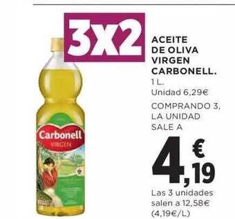 Hipercor Aceite de oliva virgen carbonell oferta