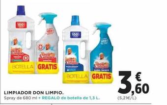 Hipercor Limpiador don limpio oferta