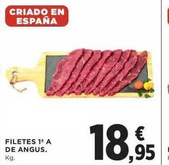 Hipercor Filetes 1a a de angus oferta