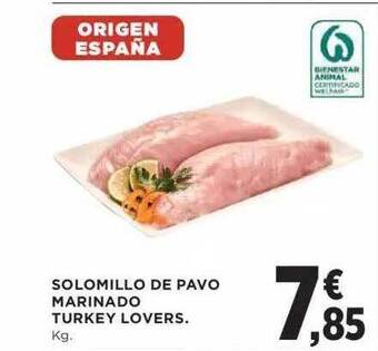 Hipercor Solomillo de pavo marinado turkey lovers oferta