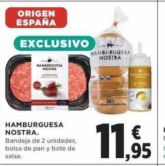 Hipercor Hamburguesa nostra oferta