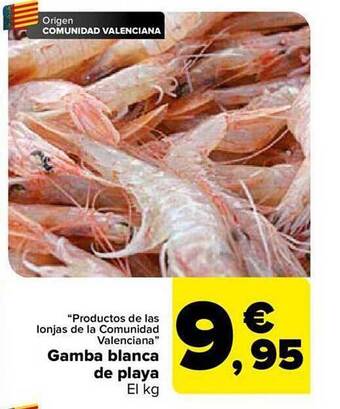 Carrefour Gamba blanca de playa oferta