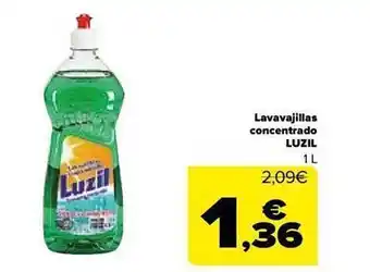 Carrefour Lavavajillas concentrado luzil oferta