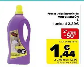 Carrefour Fregasuelos insecticida vinfermatón oferta