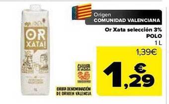 Carrefour Or xata selección 3% polo oferta