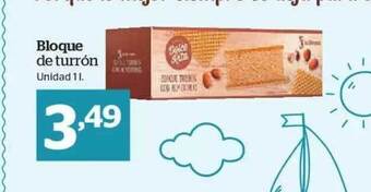 La Sirena Bloque de turrón oferta