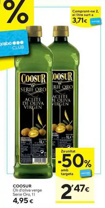 Caprabo Coosur Oli D'oliva Verge Serie Oro 1L oferta