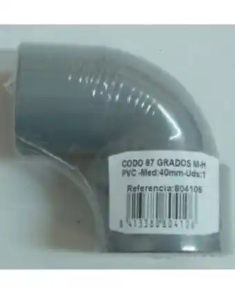 ferrOkey Codo evacuacion m-h 87º 40mm pvc s&m oferta