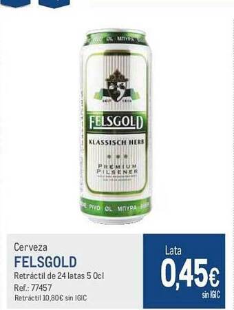 Makro Cerveza felsgold oferta