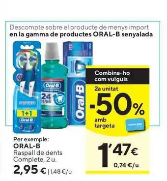 Caprabo Oral-B Raspall De Dents Complete 2u oferta