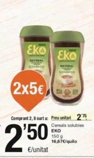 Cereals solubles eko