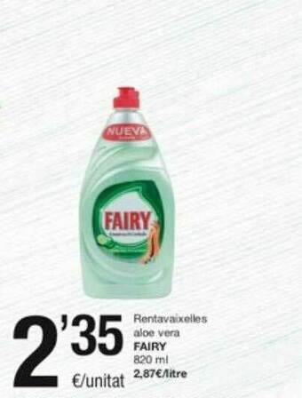 SPAR Fragadis Rentavaixelles aloe vera fairy oferta