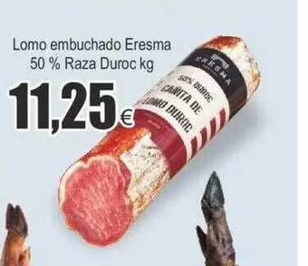 FROIZ Lomo embuchado eresma 50% raza duroc kg oferta