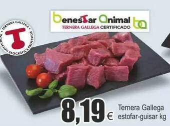 FROIZ Ternera gallega estofar-guisar kg oferta