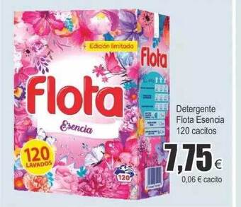 FROIZ Detergente flota esencia 120 cacitos oferta