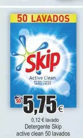 FROIZ Detergente skip active clean 50 lavados oferta