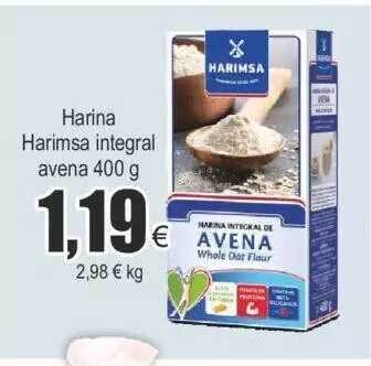 FROIZ Harina harimsa integral avena oferta