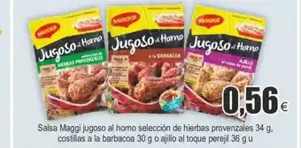 FROIZ Salsa maggi jugoso al horno selección de hierbas provenzales costillas a la barbacoa o ajillo al toque perejil oferta