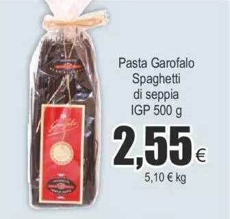 FROIZ Pasta garofalo spaghetti di seppia igp oferta