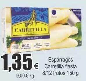 FROIZ Espárragos carretilla fiesta 8-12 frutos oferta