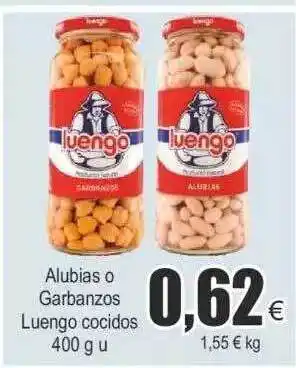 FROIZ Alubias o garbanzos luengo cocidos oferta