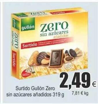 FROIZ Surtido gullón zero sin azúcares añadidos oferta