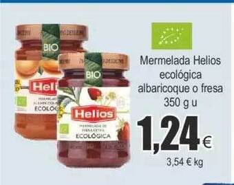 FROIZ Mermelada helios ecológica albaricoque o fresa oferta