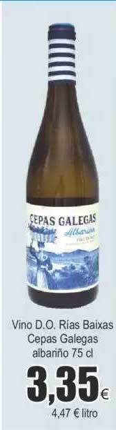 FROIZ Vino d.o. rias baixas cepas galegas albariño oferta