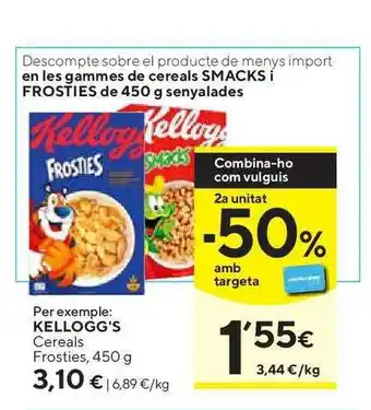Caprabo Kellogg's Cereals Frosties 450g oferta