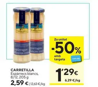 Caprabo Carretilla Espàrrecs Blancs 205g oferta