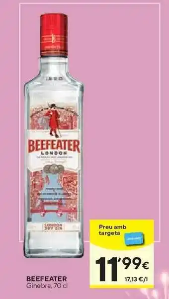 Caprabo Beefeater Ginebra 75cl oferta