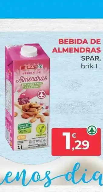SPAR Gran Canaria Bebida de almendras spar brik oferta