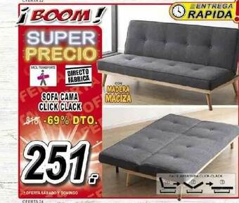 Muebles Boom Sofa Cama Click Clack oferta