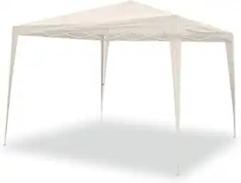 Wasabi carpa plegable 3x3m classic beige de jardín, terraza, camping, playa