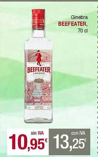Masymas Ginebra beefeater oferta